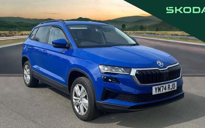 Blue Used 2024 Skoda Karoq SE Drive SUV | £19,695 (Fair price) - Image 1/4