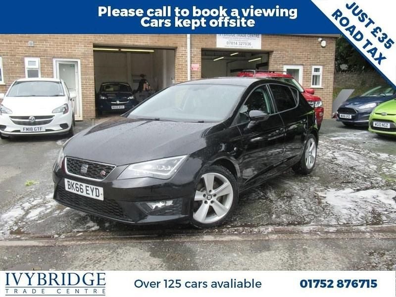 Black Used 2016 Seat Leon FR Hatchback | £5,595 (Fair price) - Image 1/2