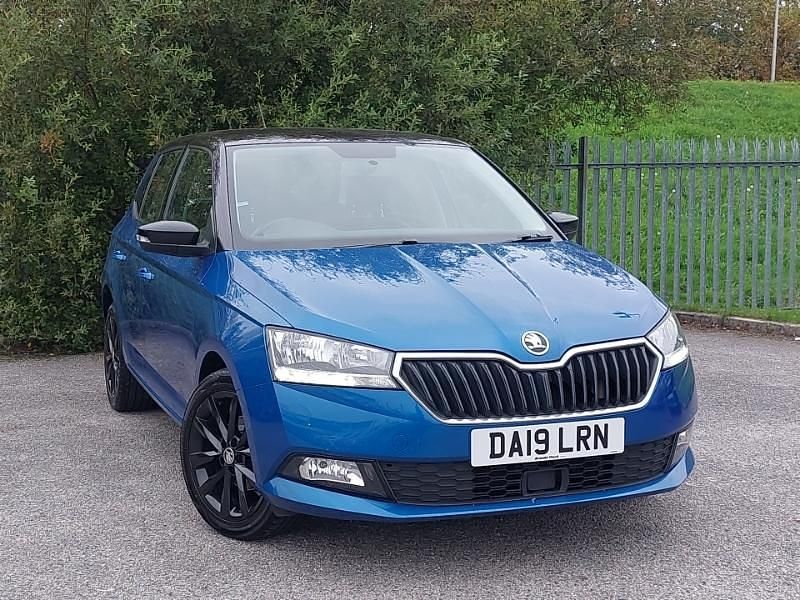 Blue Used 2019 Skoda Fabia Colour Edition Hatchback | £9,998 (Fair price) - Image 1/4