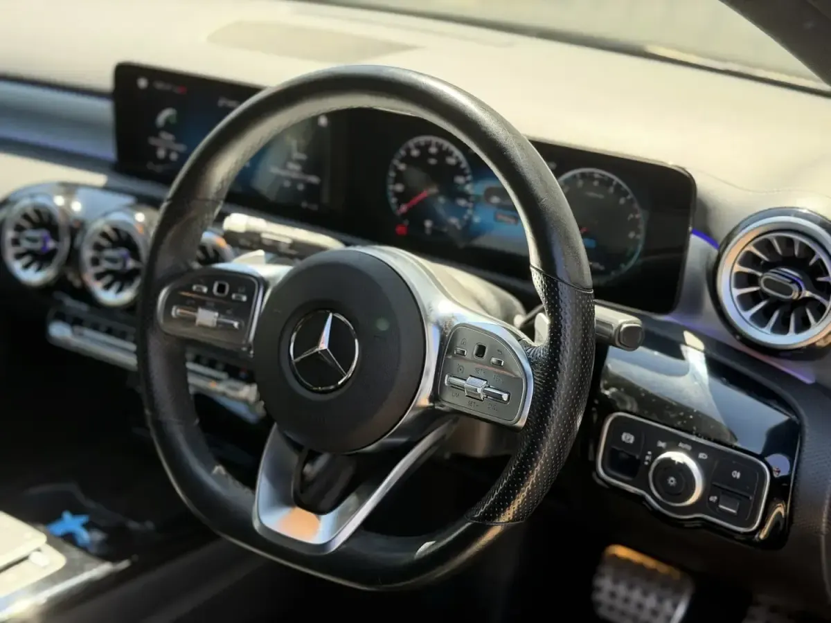 Used Mercedes A250 AMG line 2021 Black Hatchback