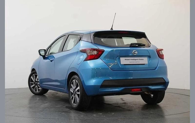 Used Nissan Micra Acenta 88 HP (64 kW) 2019 Blue Hatchback