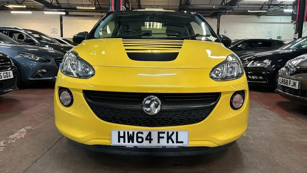 Used Vauxhall Adam Slam 100 HP (73 kW) 2014 Yellow Hatchback