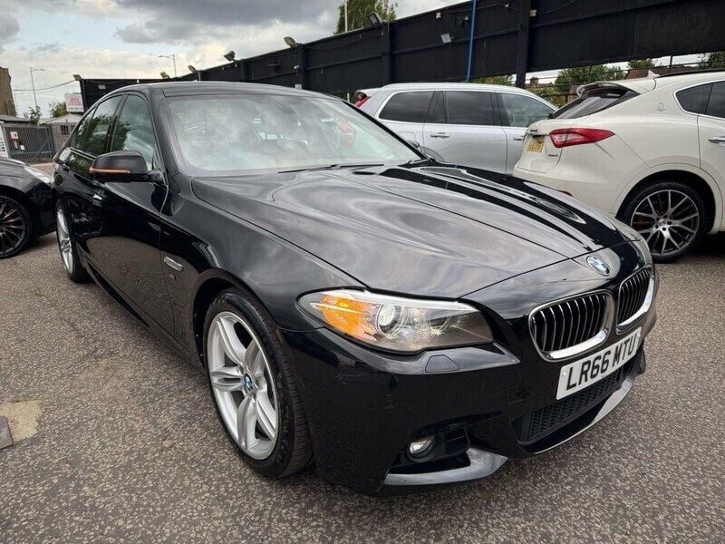 Black Used 2016 BMW 520 M Sport Sedan | £10,599 (Fair price) - Image 1/4