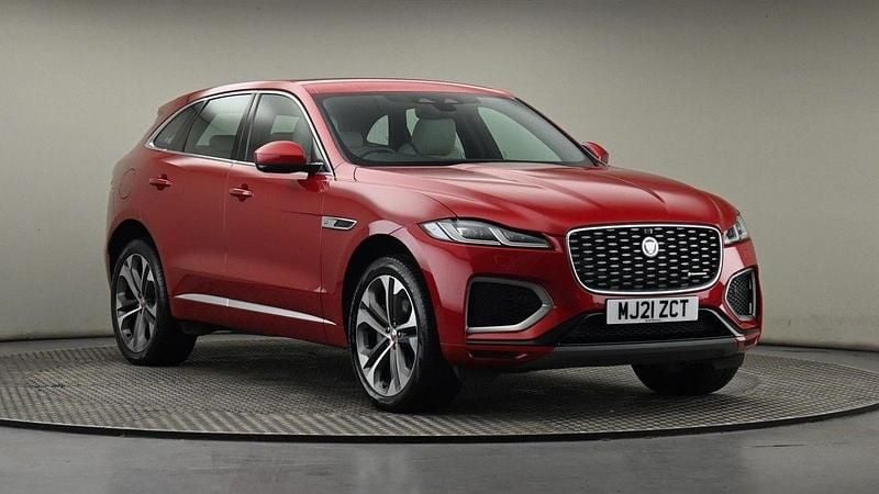 Exterior paint firenze Used 2021 Jaguar F-Pace R-Dynamic SUV | £25,200 (Fair price) - Image 1/4