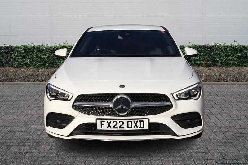 Used Mercedes CLA180 AMG line 2022 White Sedan