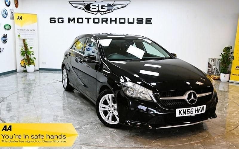 Black Used 2017 Mercedes A180 Hatchback | £10,695 (Good price) - Image 1/4