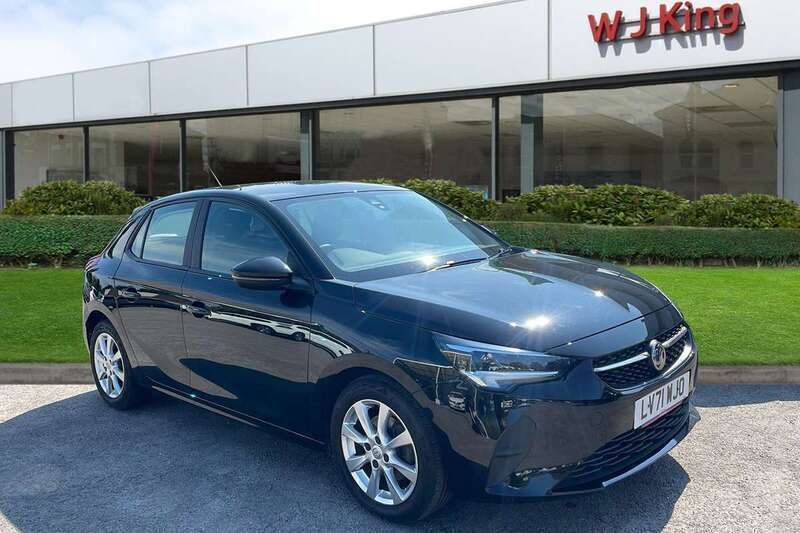 Black Used 2021 Vauxhall Corsa S Hatchback | £8,495 (Good price) - Image 1/3