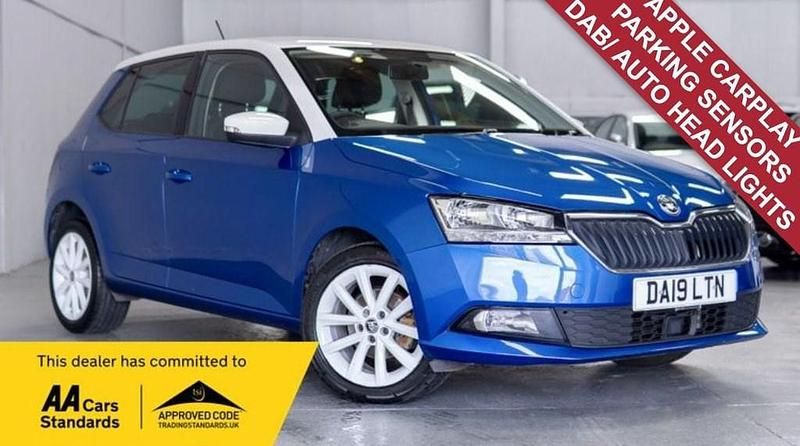 Blue Used 2019 Skoda Fabia Colour Edition Hatchback | £8,300 (Fair price) - Image 1/4