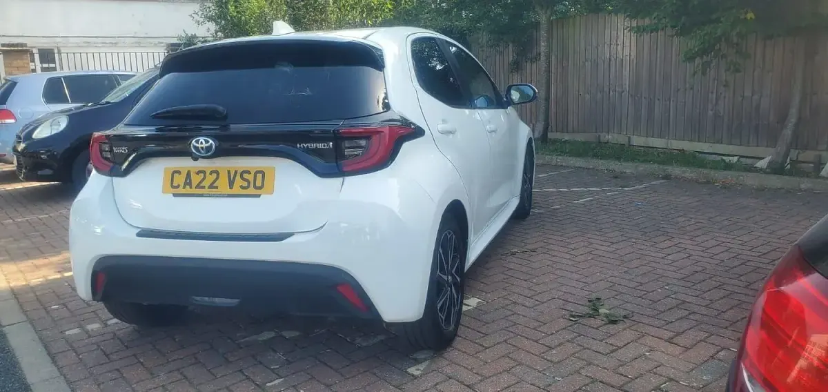 Used Toyota Yaris Design 2022 White Hatchback