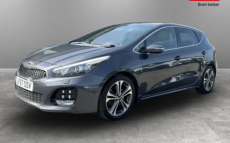 Used Kia Ceed GT-Line S 136 HP (100 kW) 2017 Silver Hatchback