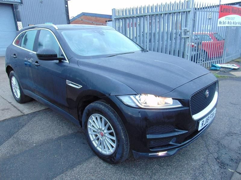Black Used 2018 Jaguar F-Pace Prestige SUV | £10,995 (Fair price) - Image 1/4