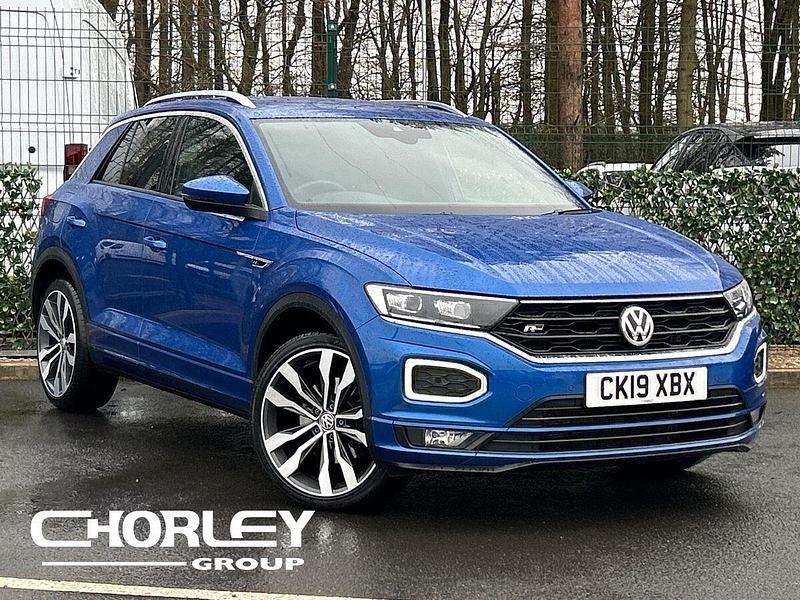 Used VW T-Roc R-line 115 HP (84 kW) 2019 Blue SUV