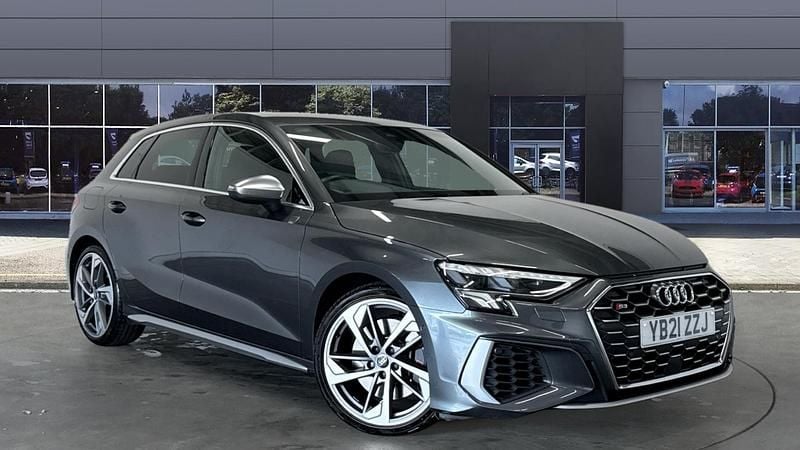 Grey Used 2021 Audi S3 Sportback Comfort Hatchback | £27,298 - Image 1/3