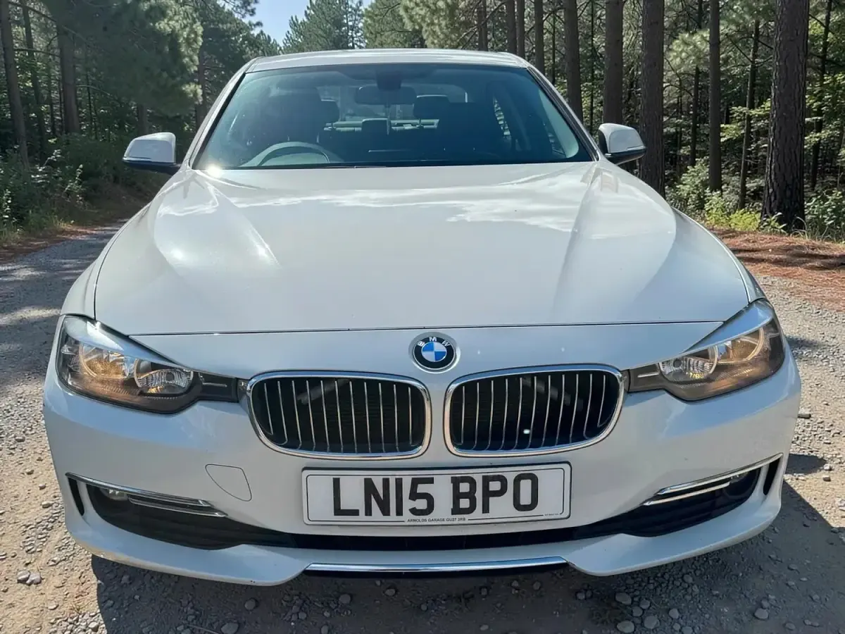 Used BMW 320 Luxury Line 2015 White Sedan