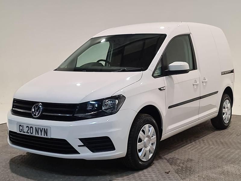 Used VW Caddy Trendline 102 HP (75 kW) 2020 White MPV