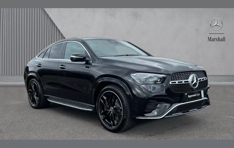Black Used 2025 Mercedes GLE450 AMG AMG Line Premium Plus Coupe | £73,890 (Fair price) - Image 1/4