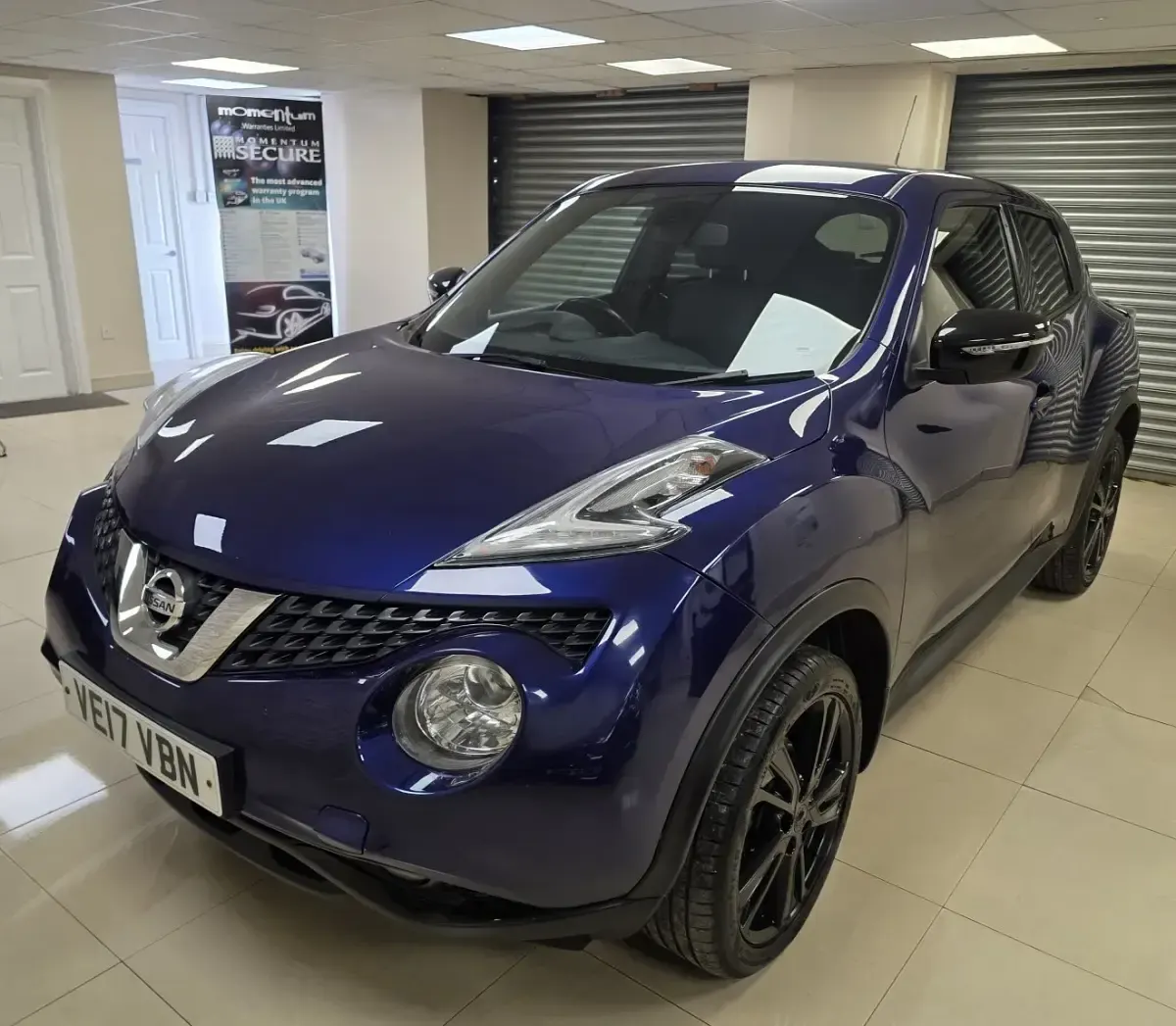Używany Nissan Juke N-Connecta 115 KM (84 kW) 2017 Niebieski SUV
