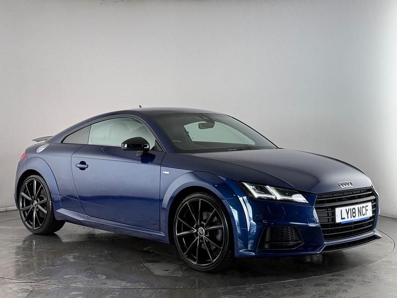 Used Audi TT Black Edition 230 HP (169 kW) 2018 Blue Coupe