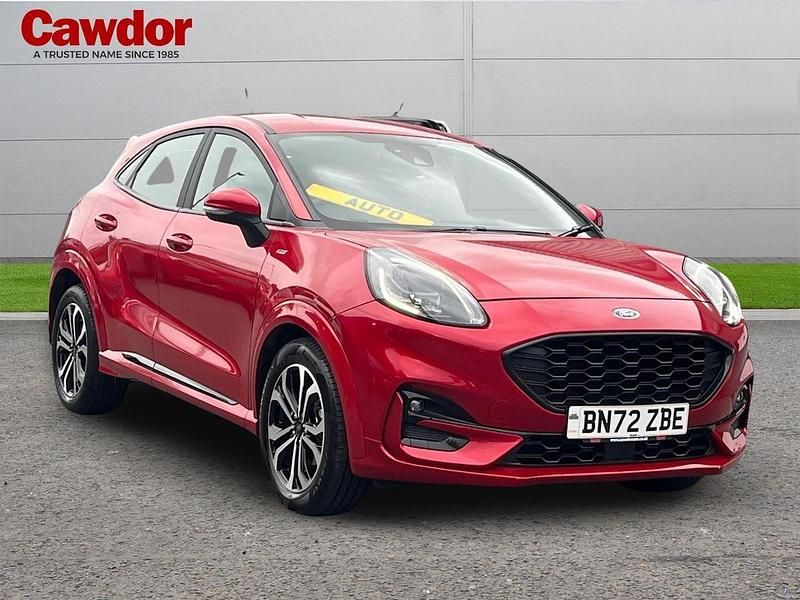 Red Used 2022 Ford Puma ST-Line Hatchback | £16,995 (Good price) - Image 1/4