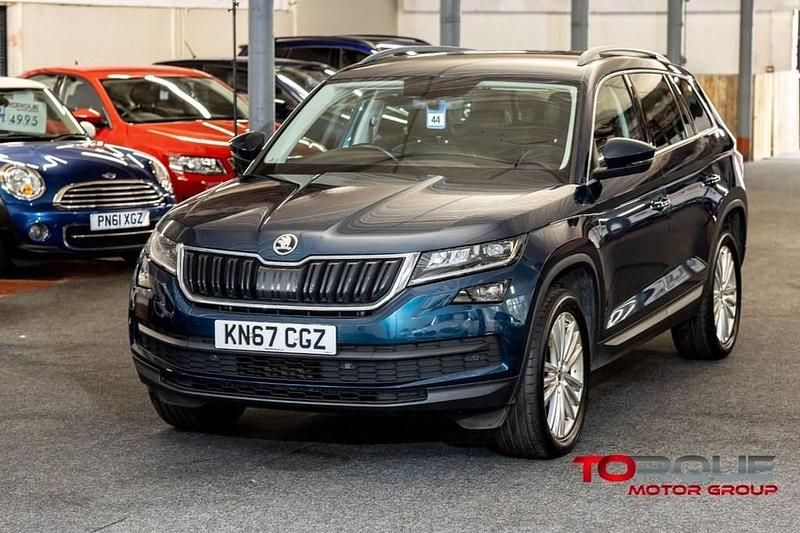 Used Skoda Kodiaq SE L 150 HP (110 kW) 2017 Blue SUV