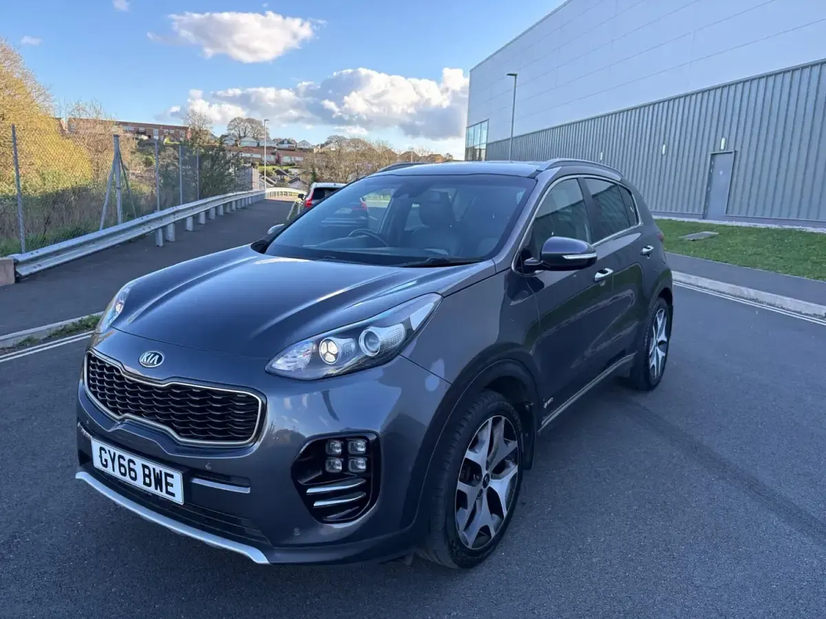 Used Kia Sportage GT-Line 177 HP (130 kW) 2016 Silver SUV