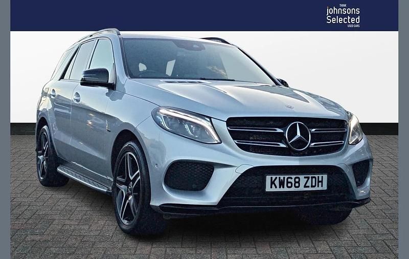 Used Mercedes GLE500 AMG 442 HP (325 kW) 2018 Silver SUV