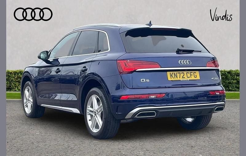 Begagnad Audi Q5 S-Line 200 HK (147 kW) 2022 Blå SUV