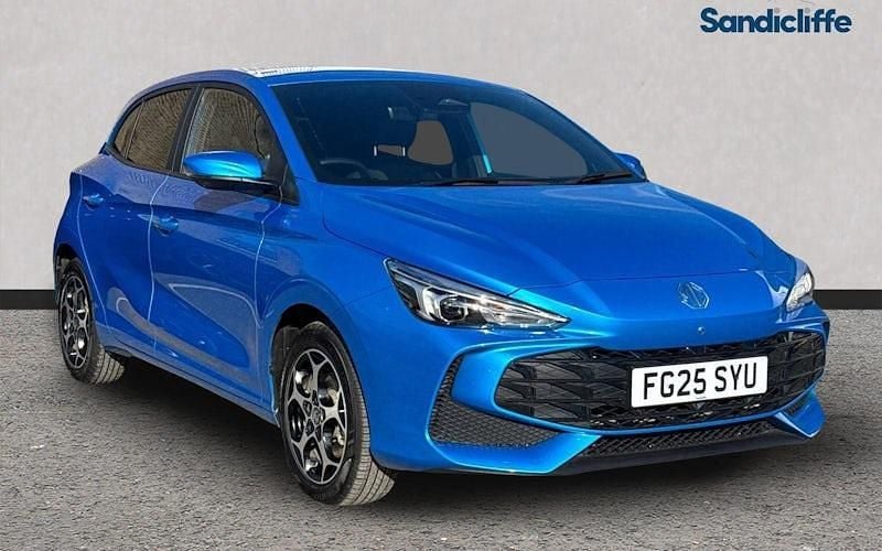 Metallic battersea blue Used 2024 MG MG3 Trophy Hatchback | £16,629 (Good price) - Image 1/4
