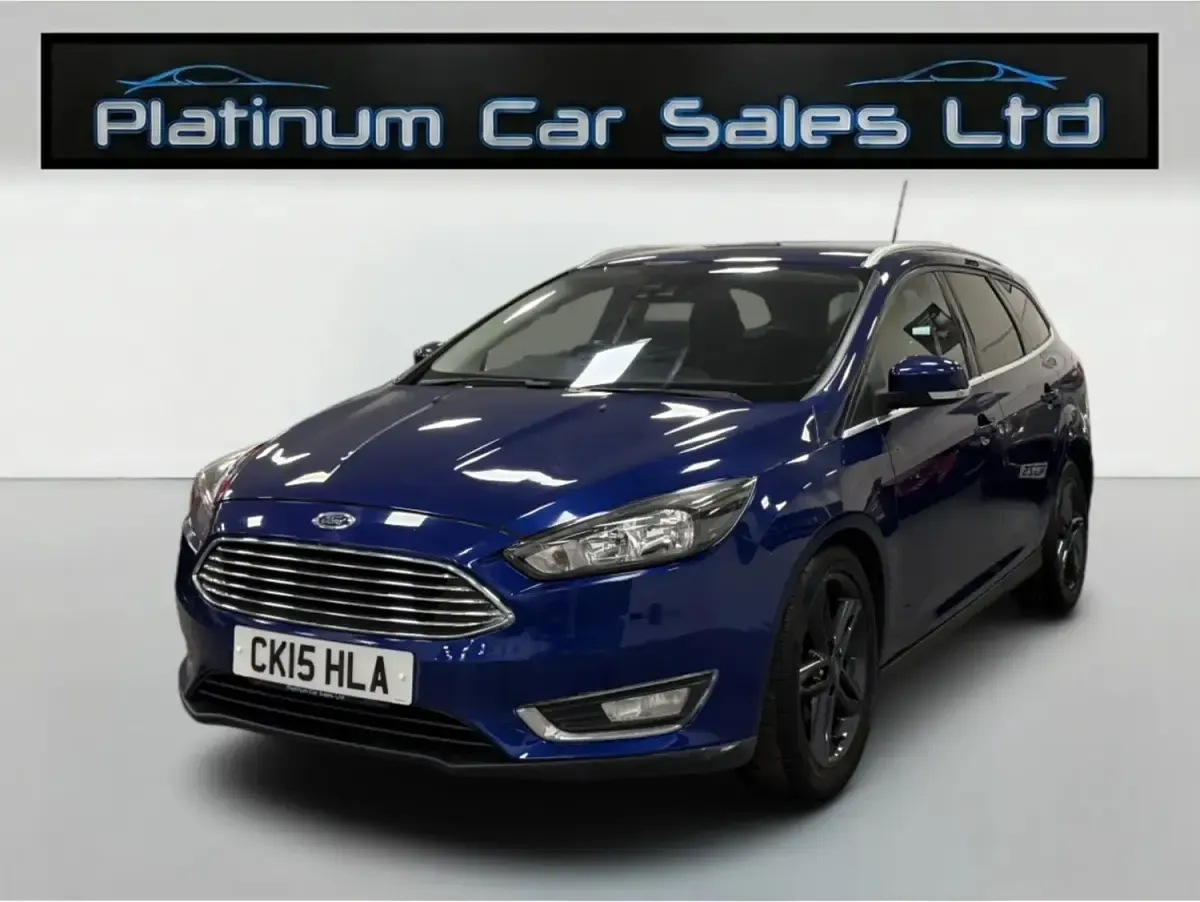 Used Ford Focus Titanium 115 HP (84 kW) 2015 Blue Estate