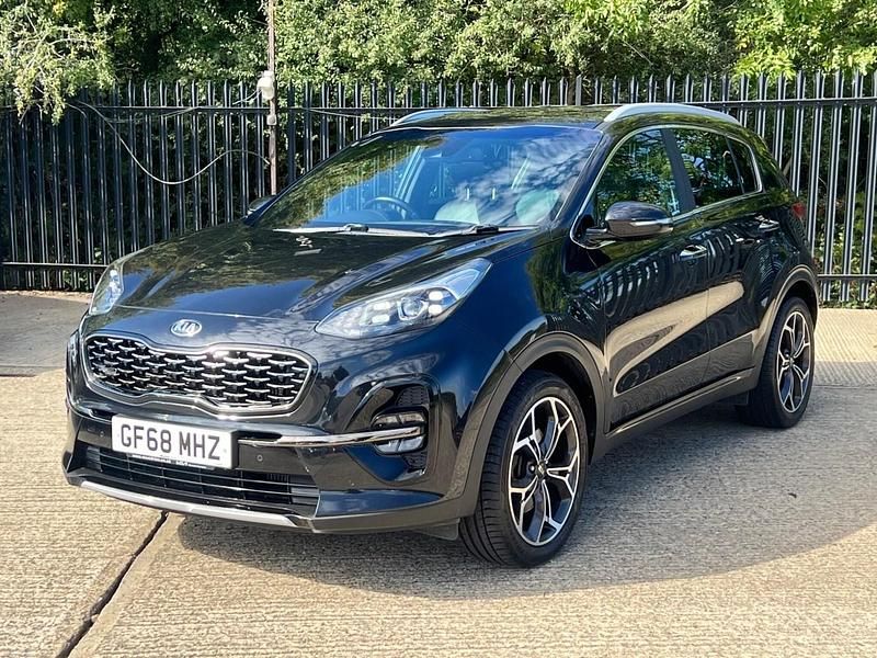 Black Used 2018 Kia Sportage GT-Line SUV | £12,495 (Fair price) - Image 1/3