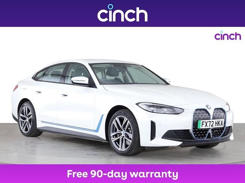 White Used 2022 BMW i4 Sport Line Sedan | £27,799 (Fair price) - Image 1/3