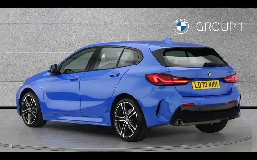 Used BMW 118 M Sport 138 HP (101 kW) 2020 Blue Hatchback