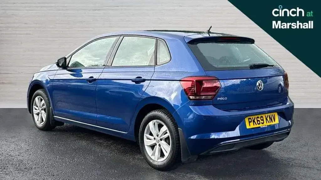 Used VW Polo SE 95 HP (69 kW) 2019 Blue Hatchback