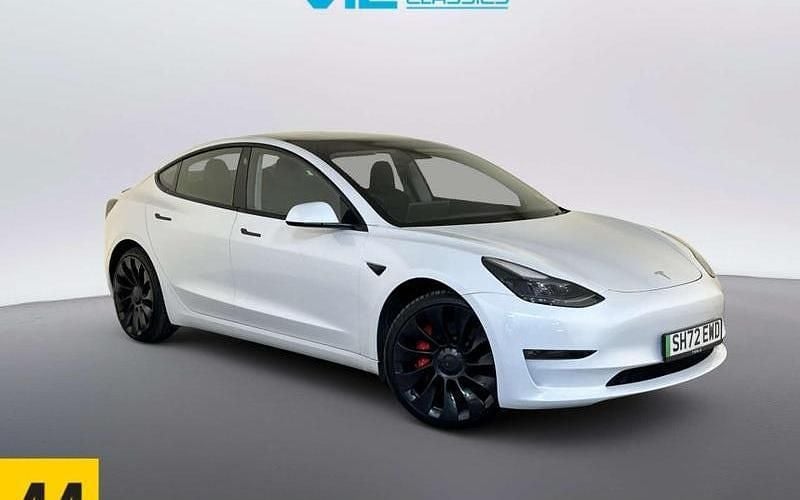Used Tesla Model 3 Performance 334 kW (455 HP) 2022 White Sedan
