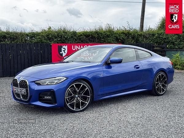 Blue Used 2021 BMW 420 M Sport Coupe | £24,500 (A bit pricey) - Image 1/4