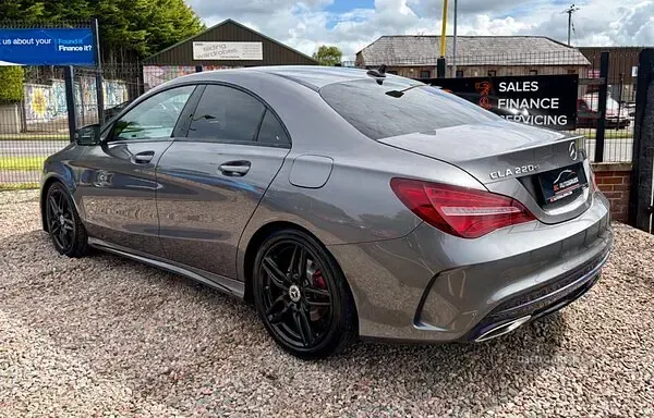 Used Mercedes CLA220 AMG line 177 HP (130 kW) 2017 Grey Sedan