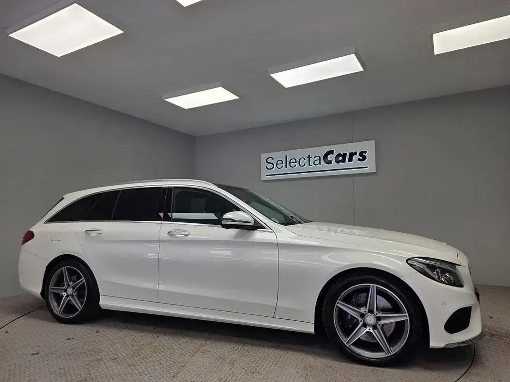 Used Mercedes C250 AMG Line Premium Plus 2017 White Estate