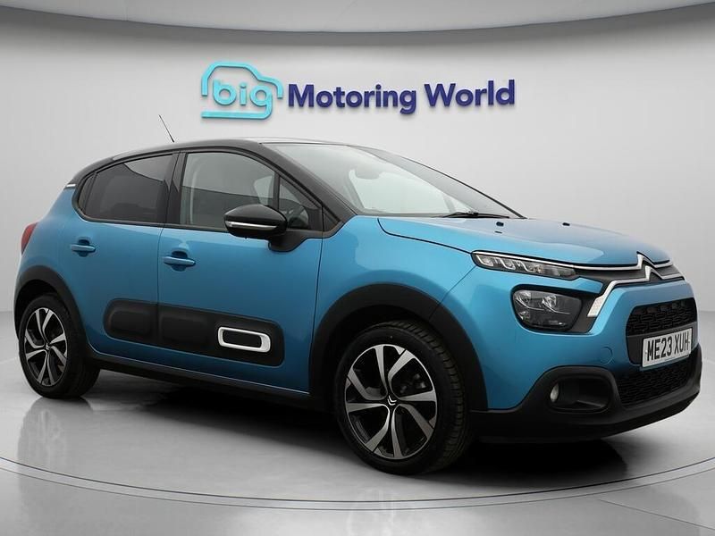 Blue Used 2023 Citroën C3 PureTech Hatchback | £10,800 (Good price) - Image 1/4