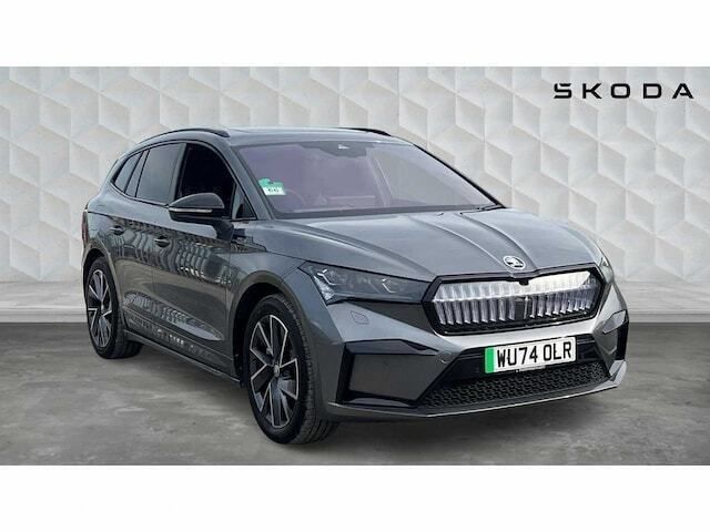 Graphite grey metallic Used 2024 Skoda Enyaq iV SportlinePlus SUV | £33,984 - Image 1/4