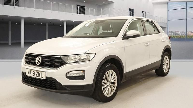 Used VW T-Roc S 115 HP (84 kW) 2019 White silver SUV