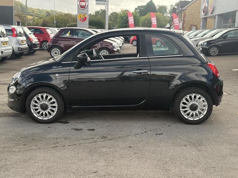 Black Used 2022 Fiat 500 Dolcevita Hatchback | £9,795 (Fair price) - Image 1/3