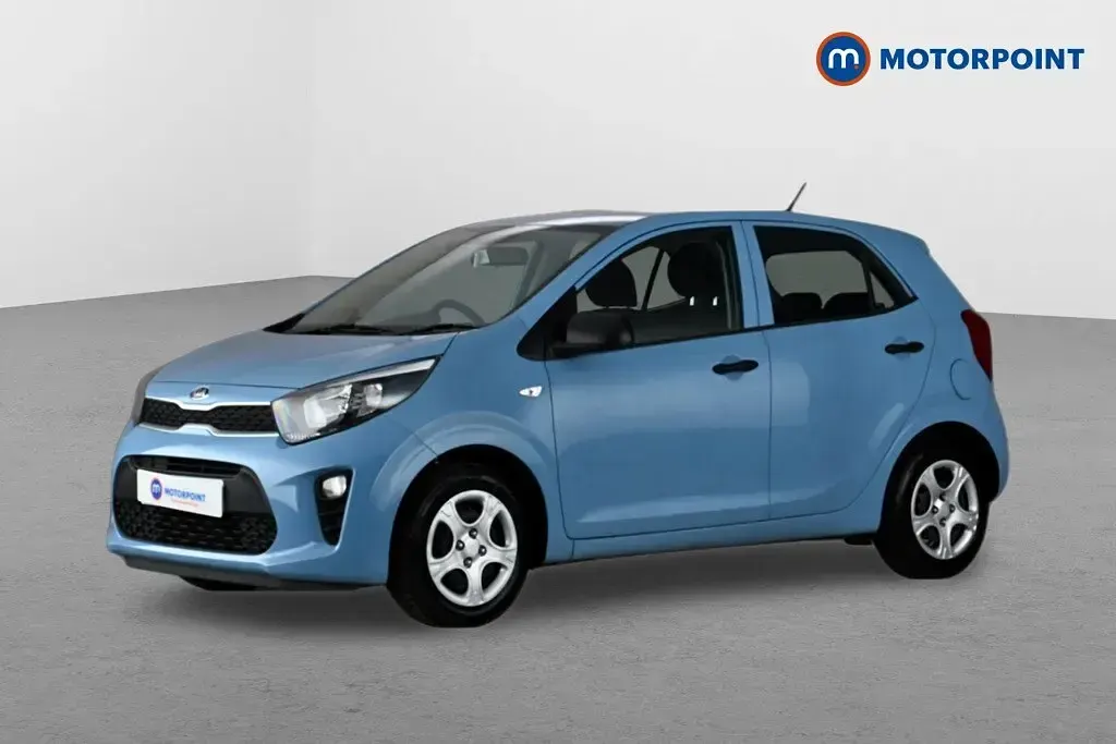 Used Kia Picanto 67 HP (49 kW) 2019 Blue Hatchback