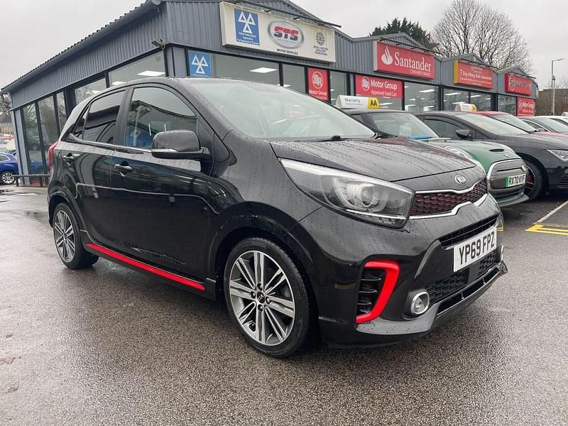Used Kia Picanto GT-Line 99 HP (72 kW) 2020 Black Hatchback