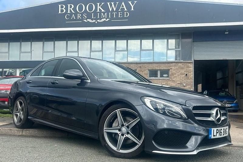 Grey Used 2016 Mercedes C220 AMG line Sedan | £9,990 (Fair price) - Image 1/1