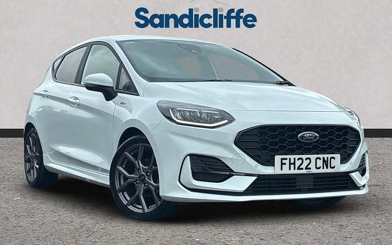 White Used 2021 Ford Fiesta ST-Line Hatchback | £14,350 (Fair price) - Image 1/4
