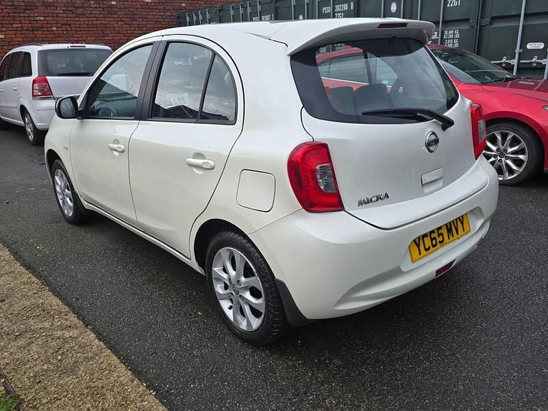 Used Nissan Micra Acenta 2015 White Hatchback
