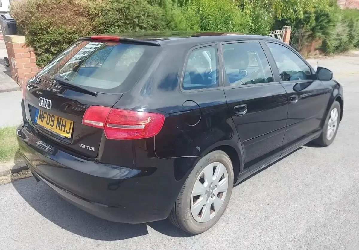 Used Audi A3 105 HP (77 kW) 2009 Black Hatchback