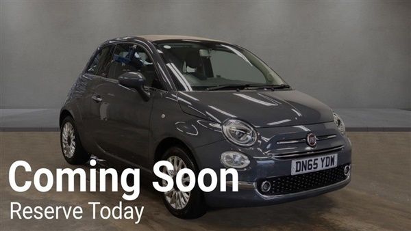 Grey Used 2015 Fiat 500 Lounge Cabriolet | £5,295 (Fair price) - Image 1/1