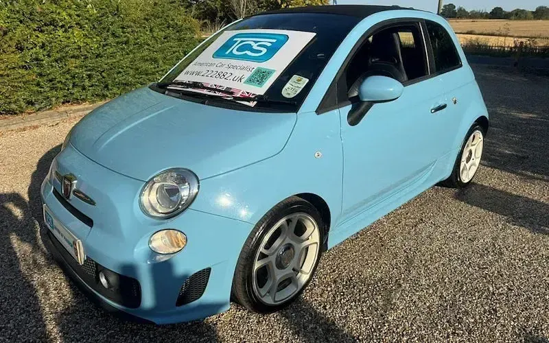 Used Abarth 595C 141 HP (103 kW) 2013 Blue Cabriolet