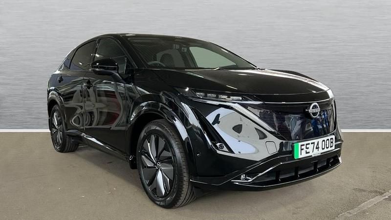 Pearl black pearl Used 2024 Nissan Ariya Evolve SUV | £37,483 - Image 1/4